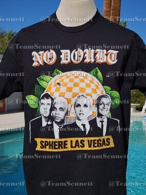 No Doubt Sphere Shirt // Black Short Sleeve // Las Vegas Residency 2026